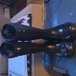 BOGS, Womens Size 9,  Black With Printed Interior Waterproof & Insulated Boots